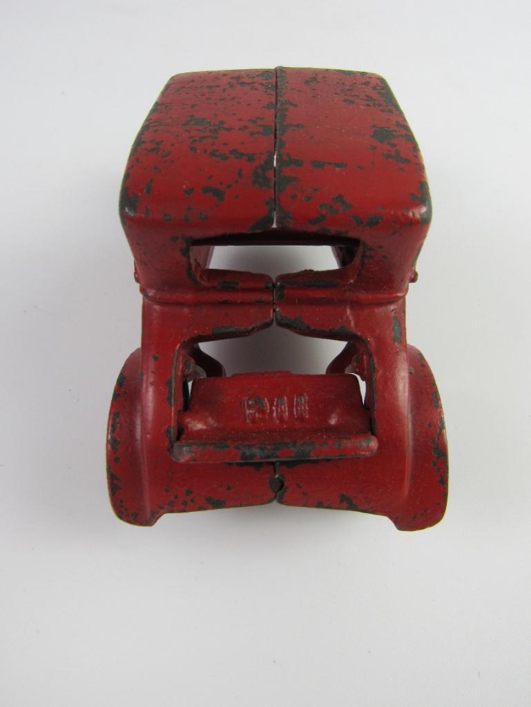 Antique Original Arcade Cast Iron 5" Coupe with Rumble Seat