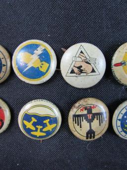 WWII Kellogg's Pep Cereal Squadron Pins