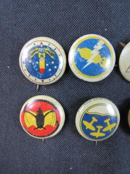 WWII Kellogg's Pep Cereal Squadron Pins