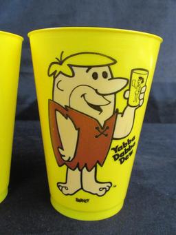 (3) 1974 Flintstones-Arthur Treachers Cups