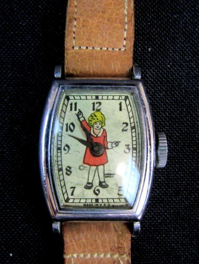 1930's Orphan Annie Child's Wrist Watch