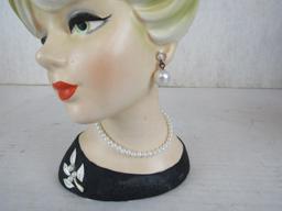 Large Vintage Original Napcoware 8" Head Vase