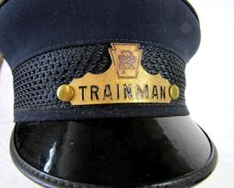 Antique Original PRR Pennsylvania Railroad Trainman Hat