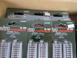 Kato N Scale Track Lot (23 Packs) Unopened Mint Straight- 248mm Unitrack