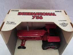 Vintage ERTL International 756 Farmall 1/16 Scale Die Cast Tractor MIB