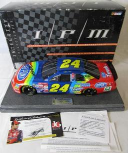 Rare Signed IMP 1/12 Jeff Gordon Porcelain Nascar on Marble Base w/ COA MIB