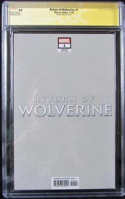 Return of Wolverine #1 (2018) Signed by Writer and Artists! CGC 9.8 Gold Label