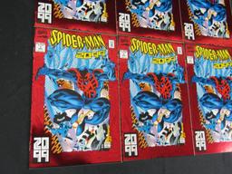 Lot (6) Spider-Man 2099 #1 (1992) Key 1st Issue/ Origin Miguel O'Hara/ Red Foil Cover