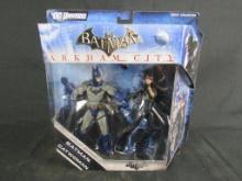 DC Universe Arkham City BATMAN & CATWOMAN 7" Figures