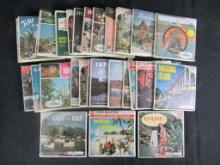 Lot (28) Vintage View-Master Reel Packs - Travel- Hawaii- Mackinac++