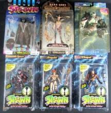 Lot (6) McFarlane Toys Assorted Spawn Action Figures