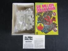 Rare Vintage 1975 Six Million Dollar Man "Bionic Bustout" Model Kit (Sealed Contents)