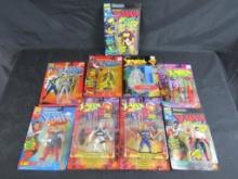 Lot (9) Assorted Toy Biz X-Men Action Figures Kane Rogue Storm ++ NIP