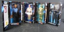 Lot (4) Star Wars Collectors Series 12" Action Figures Luke Skywalker C-3PO ++ NIP