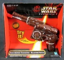 Vintage 1999 Hasbro Star Wars Episode 1 Electronic Tatooine Blaster Pistol Sealed