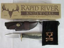Rapid River Knifeworks Custom Fixed Blade Knife (Rapid River, Michigan)