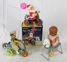(3) Vintage Tin/ Celluloid Wind-Up Toys