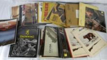 Huge Lot Vintage (1990s/2000's) Gun Related Dealer Sales Info & Master Catalogs