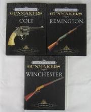 Lot (3) America's Premier Gunmakers Hard Cover Books. Colt, Winchester, & Remington