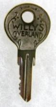 Antique Signed Willys Overland Automobile Key
