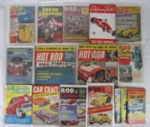 Lot (16) Vintage Digest Size Hot Rod Magazines