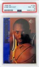 1996-97 SP Basketball #134 KOBE BRYANT RC Rookie Card PSA 8 NM/MT