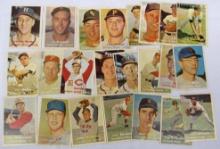 Lot (25) 1957 Topps Baseball w/ Stars