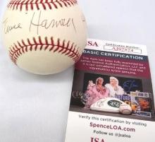 Ernie Harwell "HOF 81" Signed Official Major League Baseball HOF w/ COA from JSA