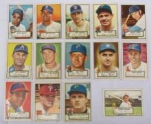 Lot (14) 1952 Topps Baseball Cards