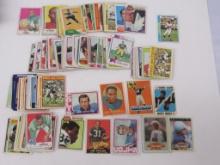 Lot (Approx. 200) 1956-1980 Football Cards Poor to VG