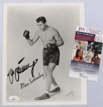 Max Schmelling Signed 8x10 Black & White Photo JSA COA/ Boxing Legend