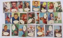 Lot (25) 1953 Bowman Football Cards w/ Stars