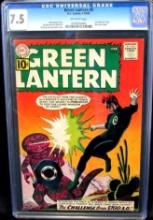 Green Lantern #8 (1961) Key 1st 5700 AD / Classic Grey Tone Cover CGC 7.5