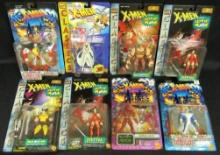 Lot (8) Vintage 1990's Toybiz X-Men Action figures MOC- Wolverine, Elektra, Colossus++