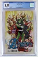 A-Force #1 (2015) Key Issue 1st App of the Singularity and A-force CGC 9.8