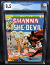 Shanna The She-Devil #3 (1973) Bronze Age Classic Buscema Cover CGC 8.5