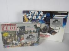 Lot (2) Vintage Star Wars MPC Model Kits Sealed MIB