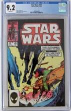Star Wars #101 (1985) Marvel Bill Sienkiewicz Cover CGC 9.2