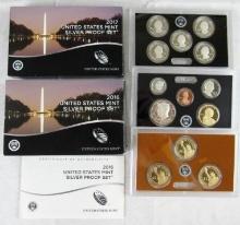 2016 & 2017-S Silver US Proof Sets