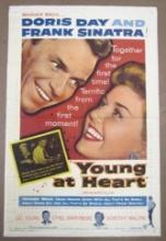 1954 "Young at Heart" 1 Sheet Movie Poster Frank Sinatra Doris Day