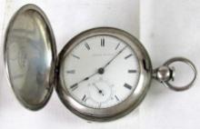 Antique 1873 Waltham (Fogg's) PS Bartlett 15 Jewel Key Wind Pocket Watch