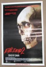 Rare 1987 "Evil Dead 2" VHS Movie Store Poster
