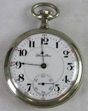 Excellent Antique 1907 Hamilton 21 Jewel Pocket Watch