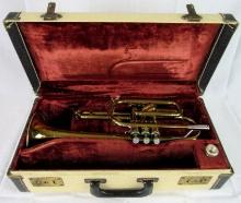 Antique E. K. Blessing "Standard" (Elkhart, IN) Trumpet w/ Mouthpiece in Hard Travel Case