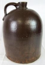 Antique Brown Stoneware 2 Gallon Whiskey Jug