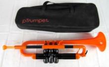 Unusual pTrumpet Platic Student Model Trumpet in Carrying Case