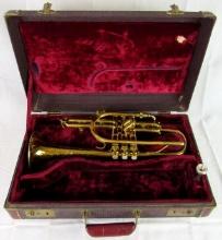 Antique King "Master" by H. N. White Cornet in Travel Case
