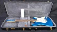 Rare Fender ST-12 Stratocaster (Japan) 12 String Electric Guitar in Original Case (Lake Placid Blue)