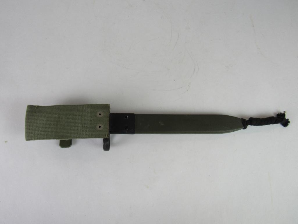 Vintage Spanish M1964 Bayonet for CETME with Scabbard and Frog