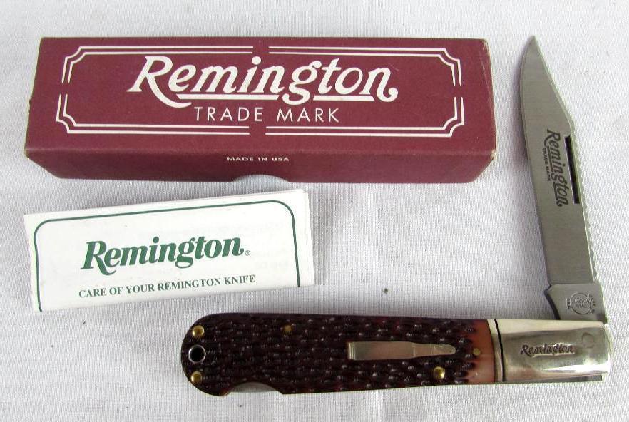 Remington USA R-1630 Single Blade "Navigator" Folding Bullet Knife NOS MIB